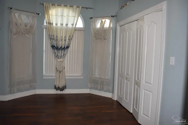 wooden floor in an empty room