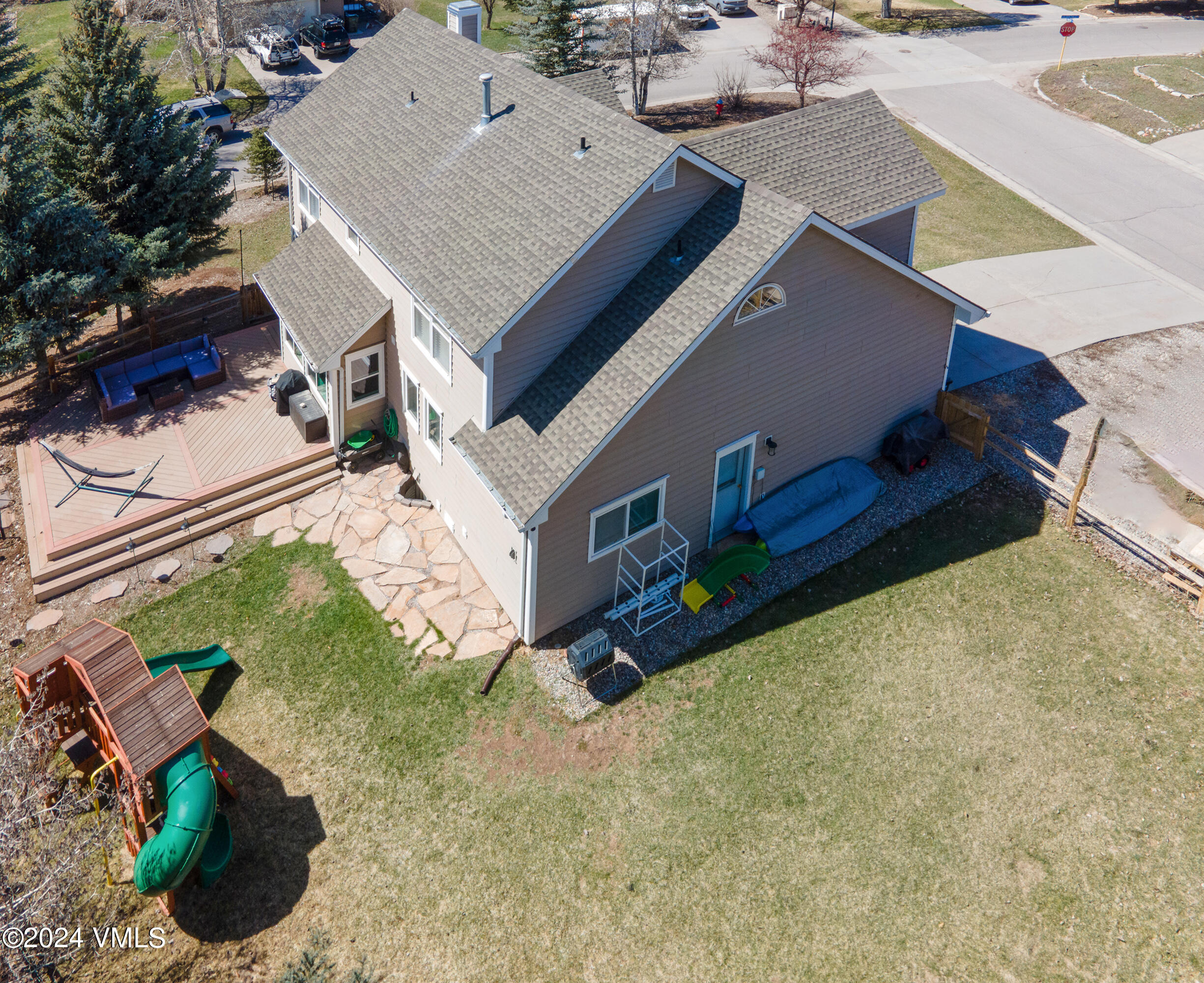 206 Golden Eagle Eagle, CO 81631 - Photo 11 of 47 an aerial view of a house with a yard