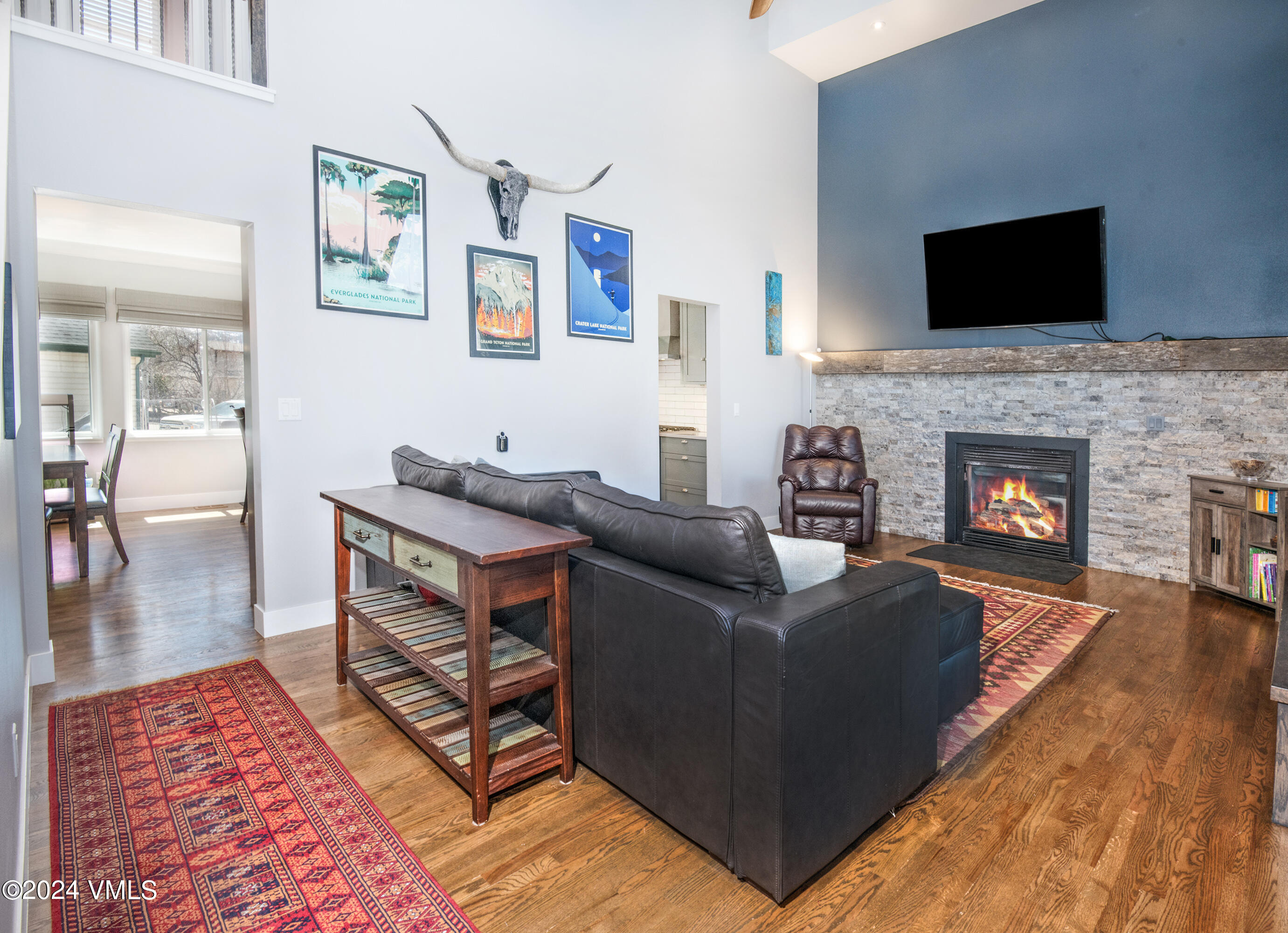 206 Golden Eagle Eagle, CO 81631 - Photo 16 of 47 a living room with furniture and a fireplace