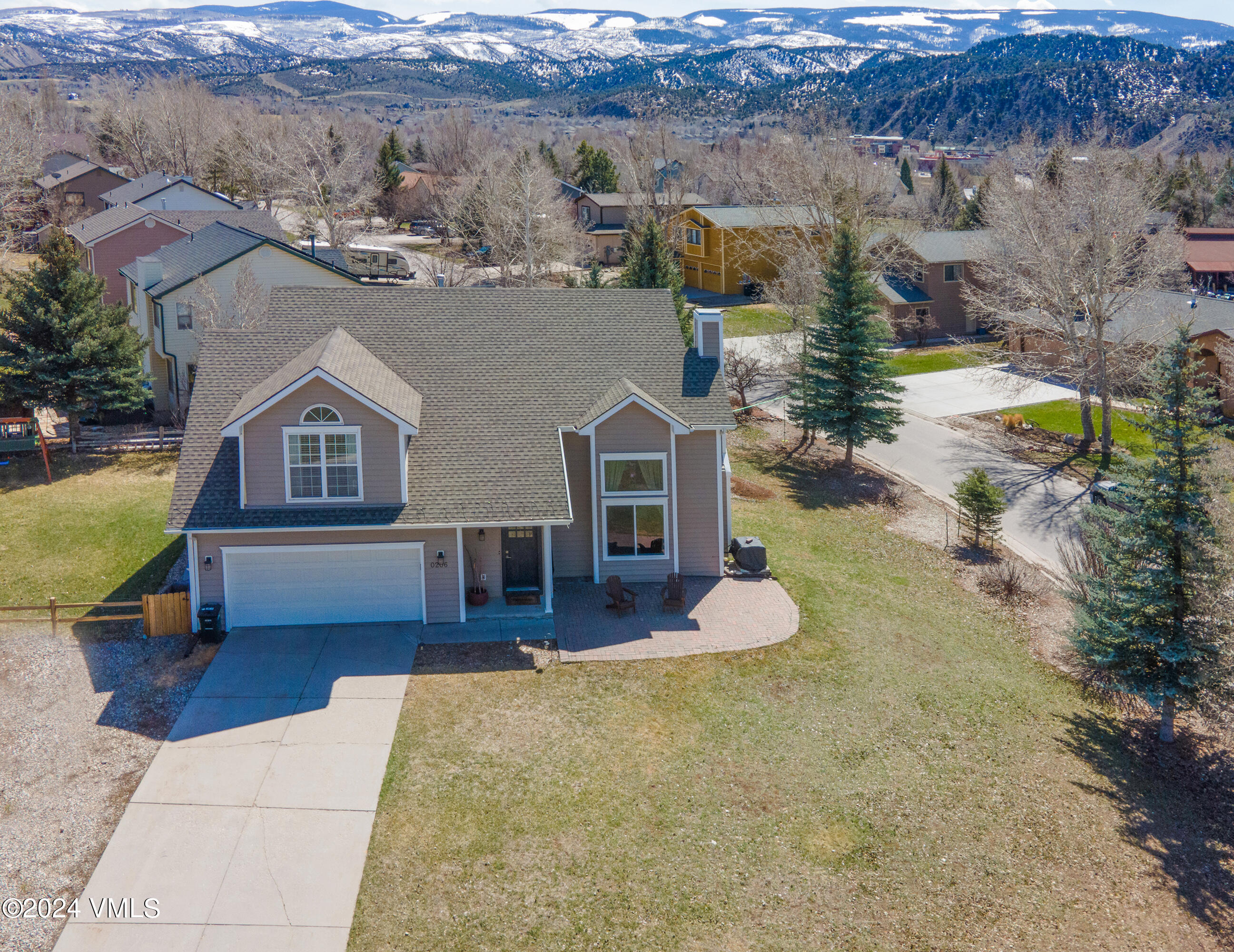 206 Golden Eagle Eagle, CO 81631 - Photo 44 of 47 an aerial view of a house with swimming pool