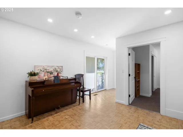 a workspace with furniture and window