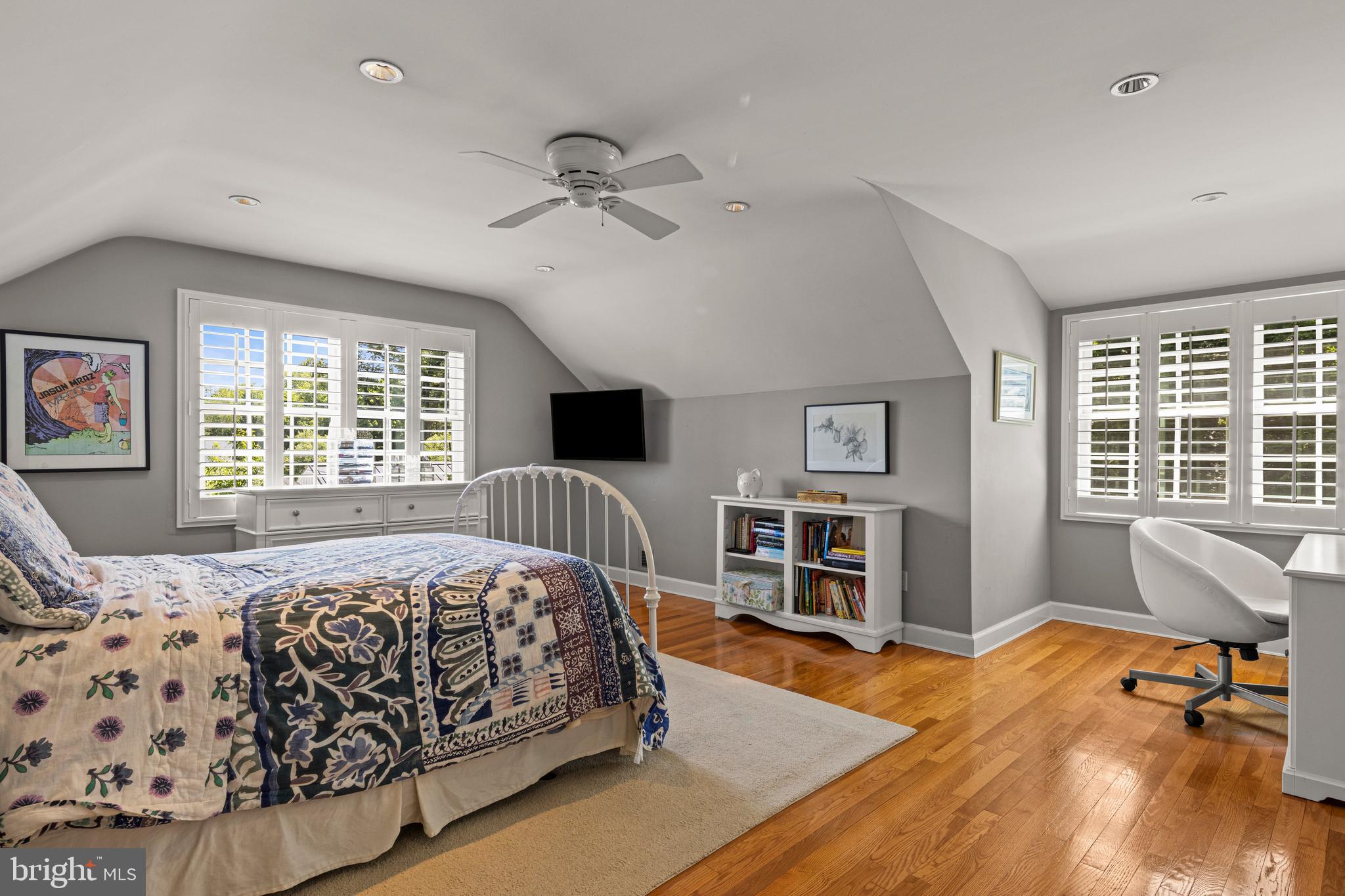 574 Timber Lane Devon, PA 19333 - Photo 60 of 71 Bedroom 4 with gleaming wood floors
