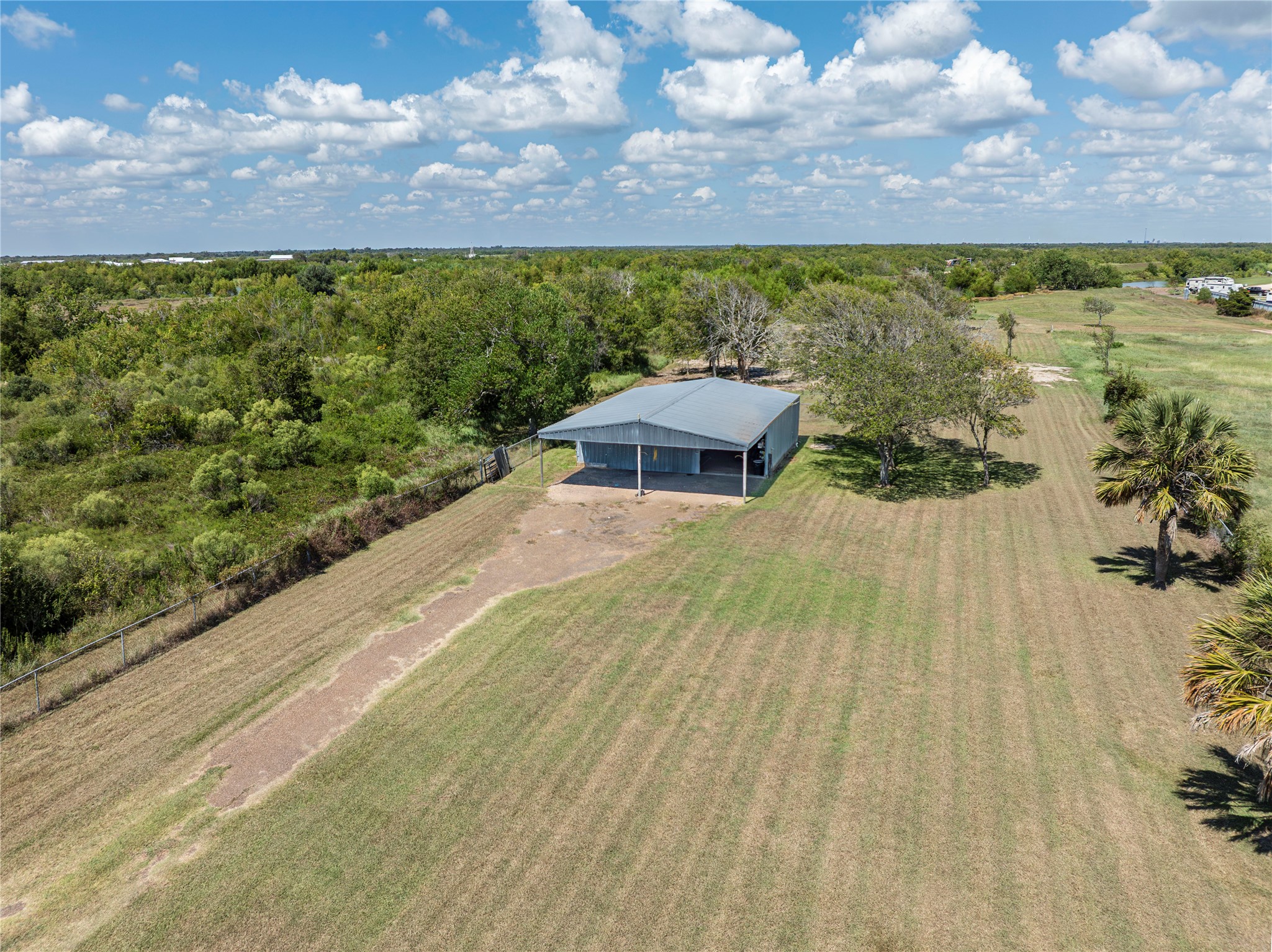 a view of a terrace with a yard