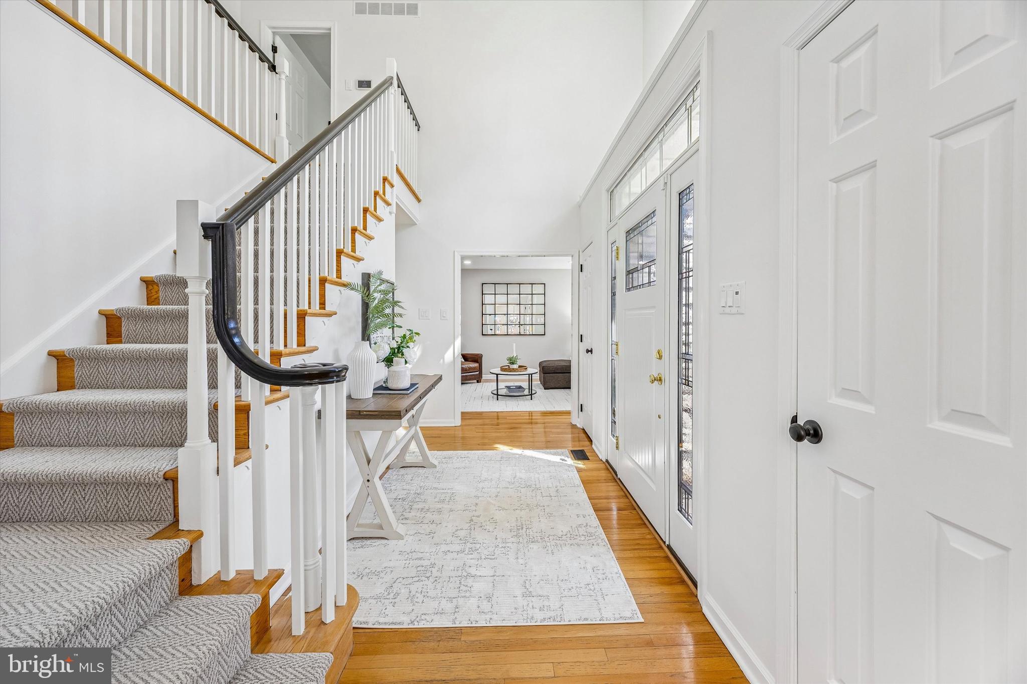 872 Roscommon Road Bryn Mawr, PA 19010 - Photo 4 of 49 a view of entryway and hall with wooden floor