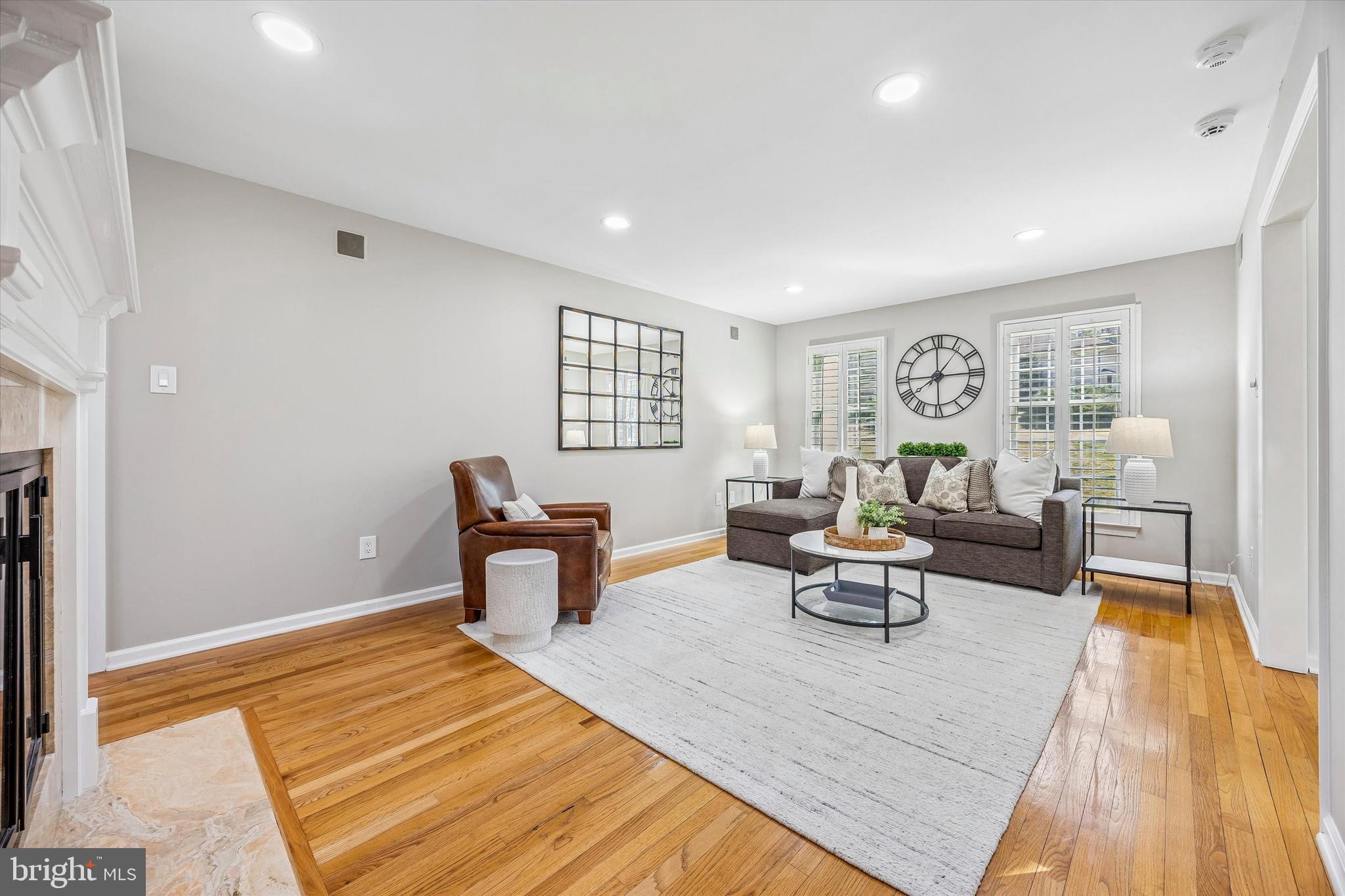 872 Roscommon Road Bryn Mawr, PA 19010 - Photo 7 of 49 a living room with furniture and a wooden floor