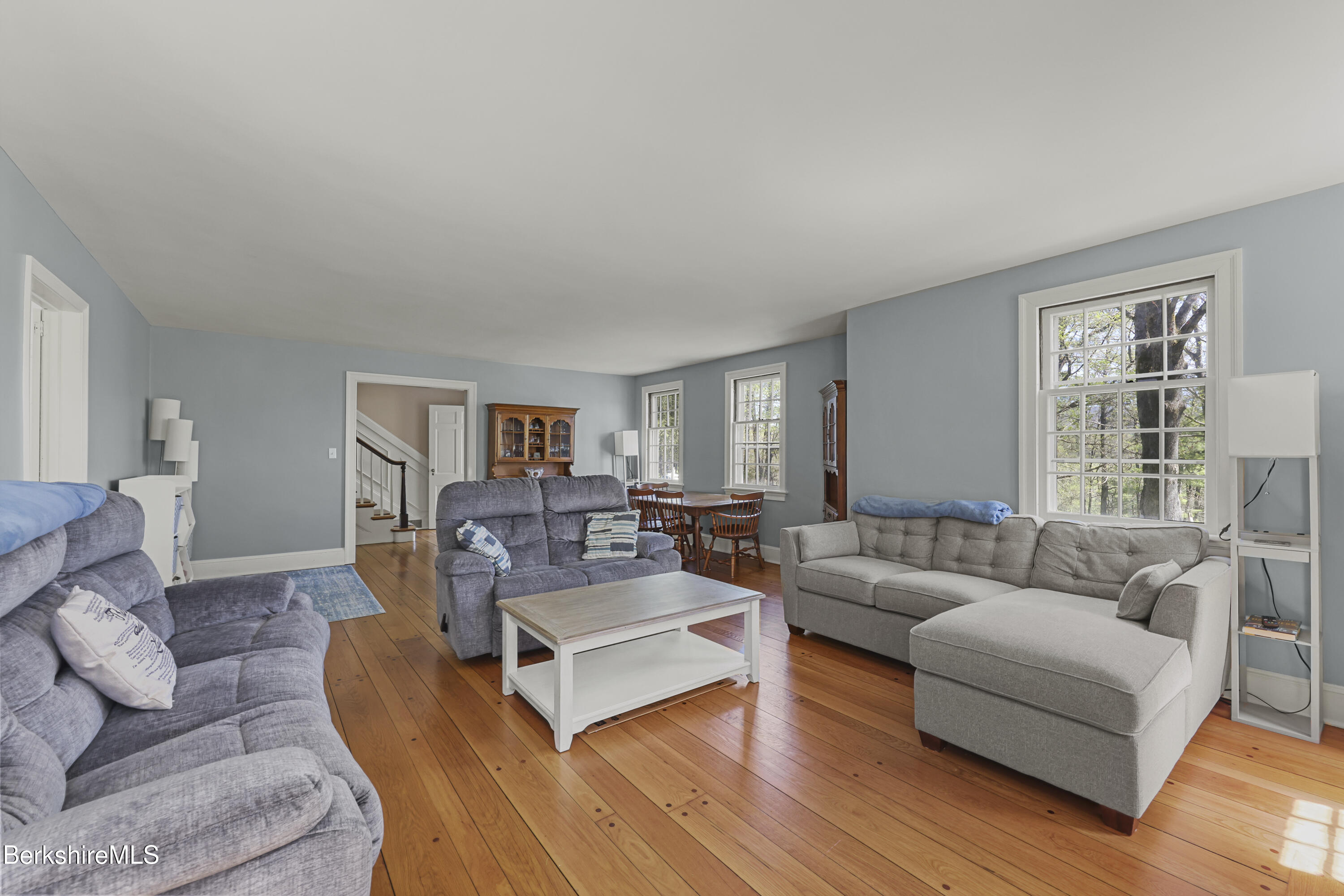 100 South Prospect Street Lee, MA 01238 - Photo 7 of 39 a living room with furniture and a wooden floor