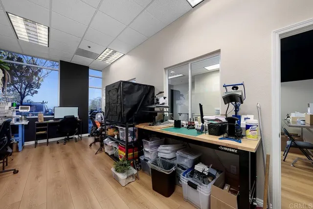 a room with musical instruments