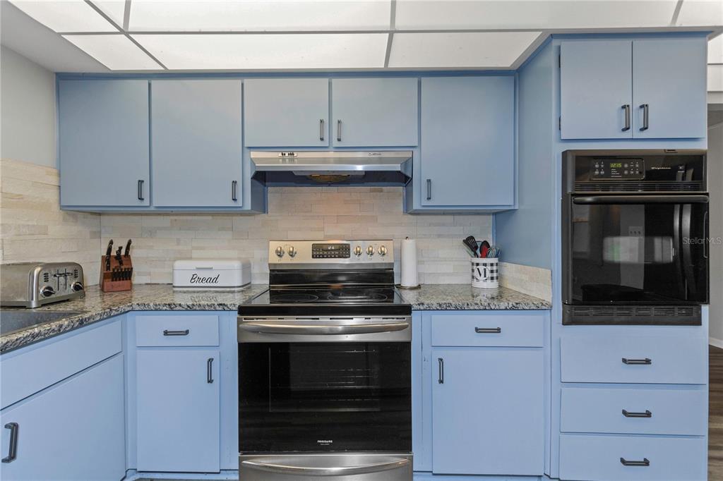 310 Terrace Drive Brandon, FL 33510 - Photo 26 of 80 a kitchen with granite countertop white cabinets and stainless steel appliances