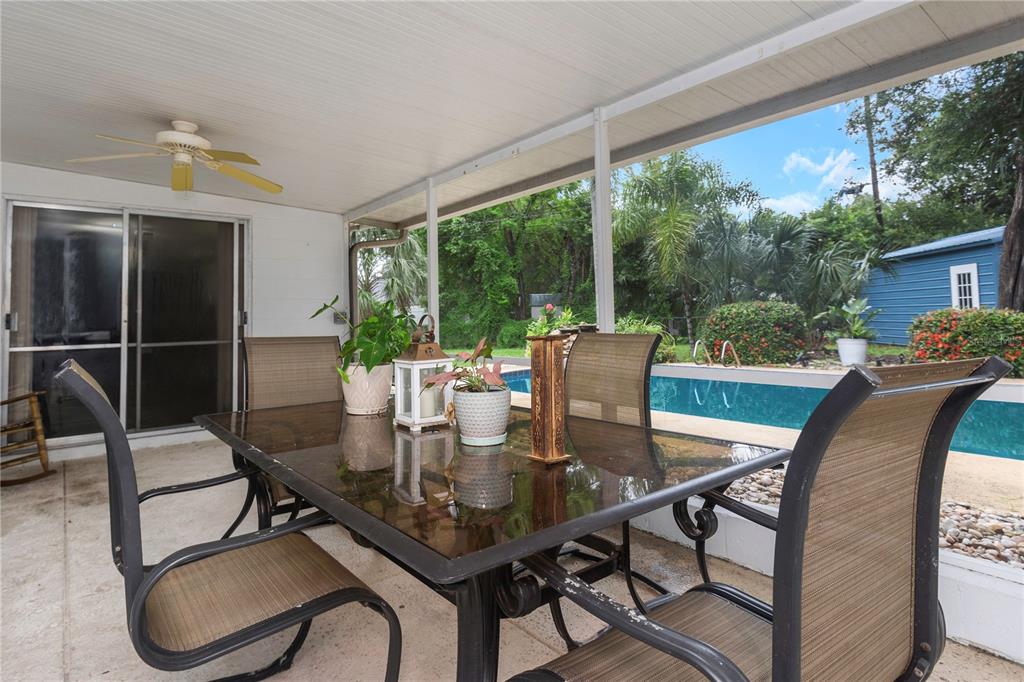 310 Terrace Drive Brandon, FL 33510 - Photo 55 of 80 a view of a dining room with furniture window and outside view