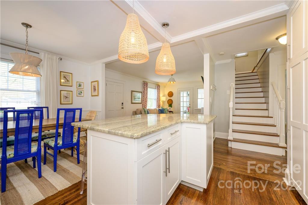 332 Marsh Road Charlotte, NC 28209 - Photo 14 of 37 a kitchen with stainless steel appliances granite countertop a sink and cabinets