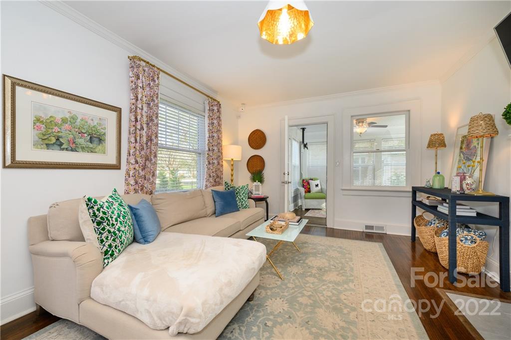 332 Marsh Road Charlotte, NC 28209 - Photo 7 of 37 a living room with furniture and a flat screen tv