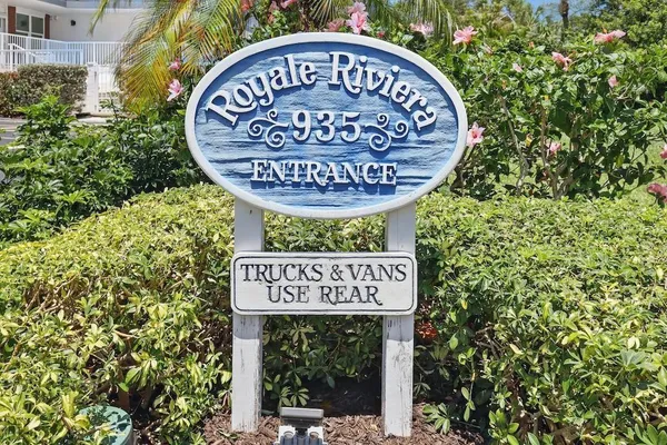 a sign on the side of a building