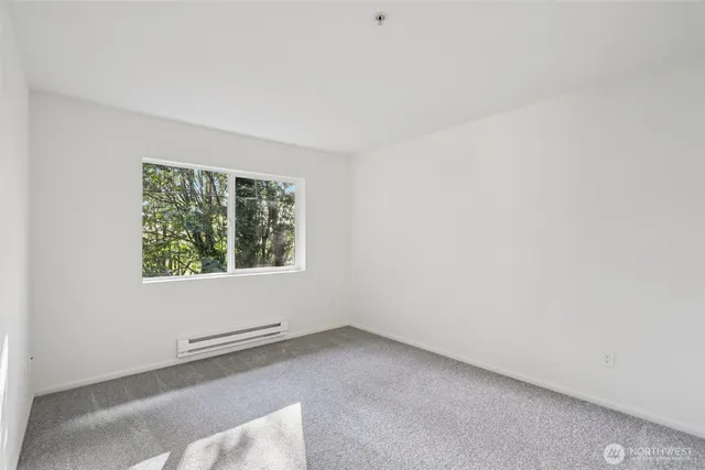 a view of a livingroom with an empty space