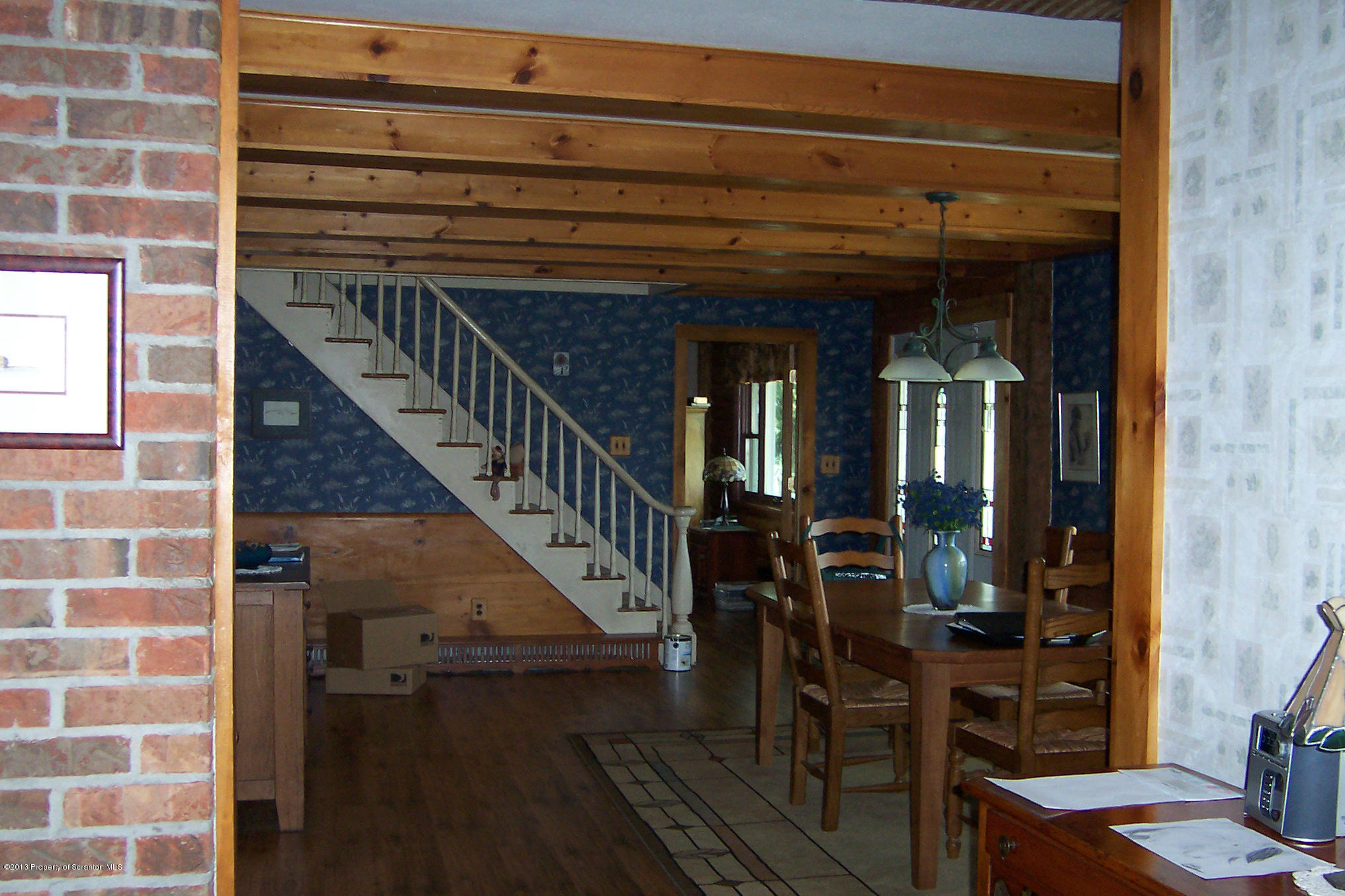 4477 State Rte 2023 Union Dale, PA 18470 - Photo 5 of 28 a view of entryway and hall with wooden floor