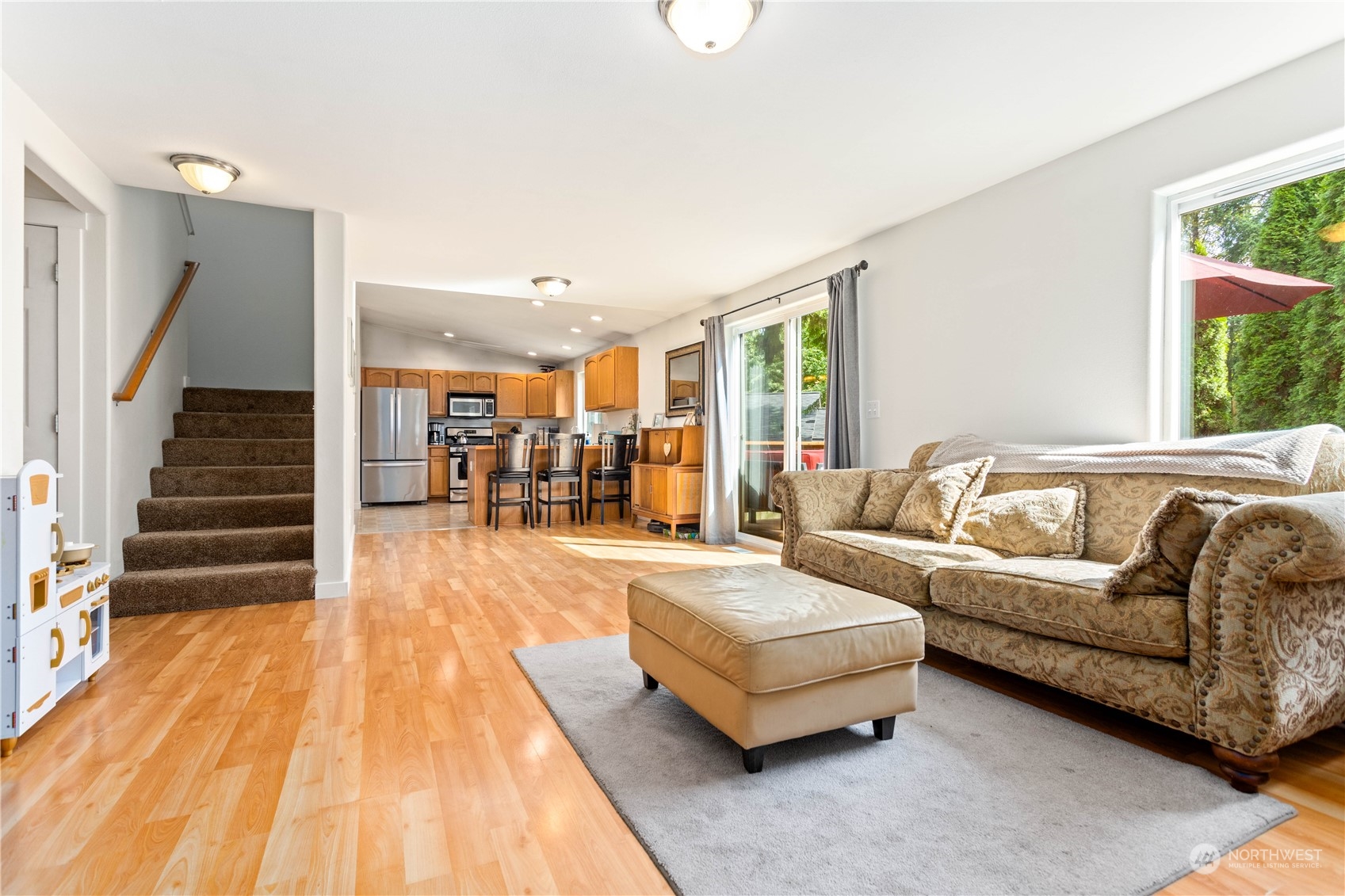 3083 Ash Way Sedro-Woolley, WA 98284 - Photo 14 of 36 a living room with furniture and a wooden floor