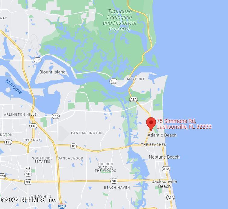 75 Simmons Road, Unit B Atlantic Beach, FL 32233 - Photo 26 of 26 75 Simmons Google View
