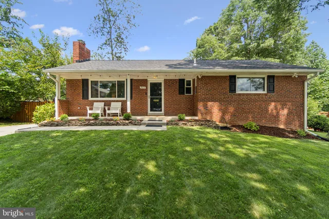 front view of house with a yard