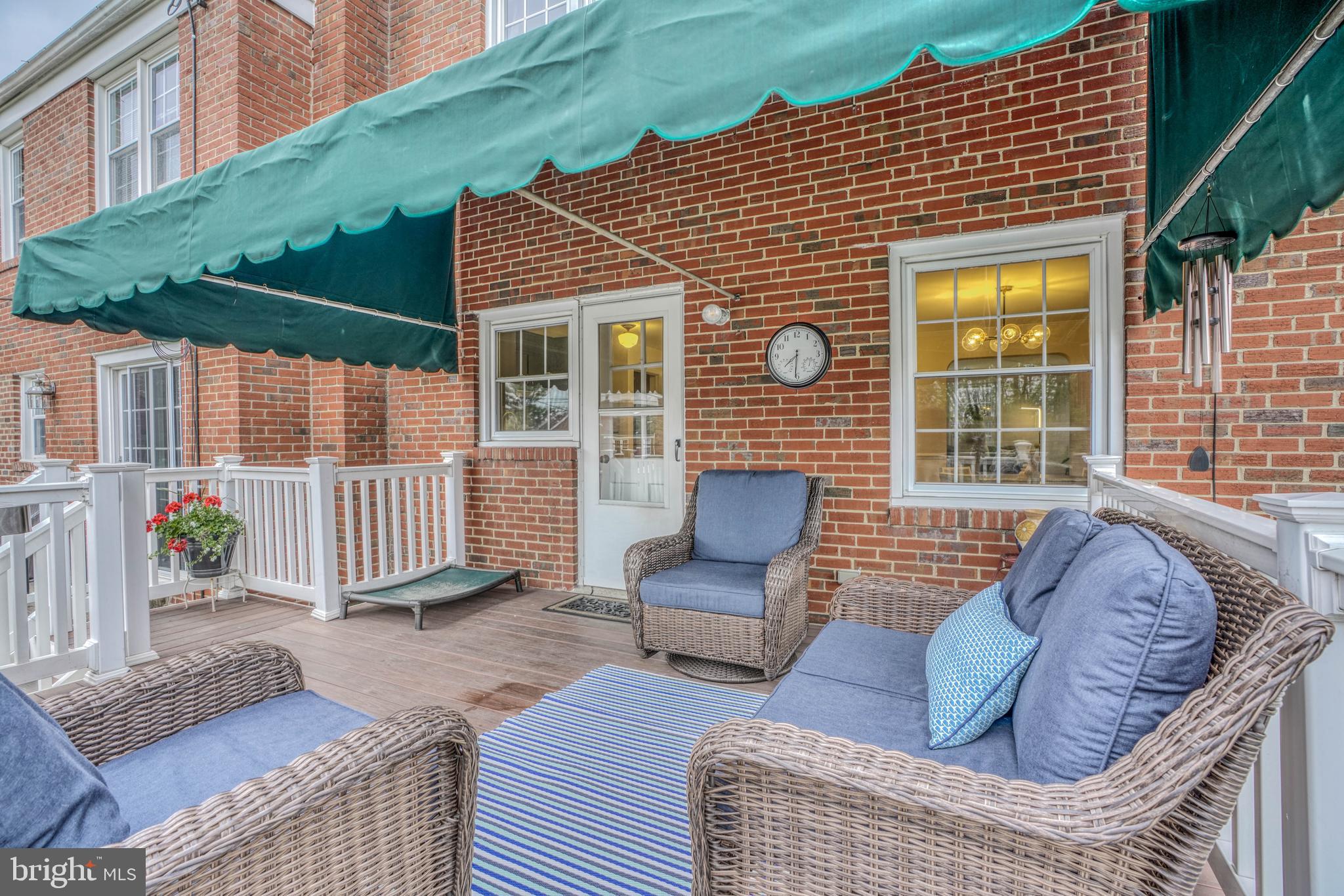 1537 Dellsway Road Towson, MD 21286 - Photo 4 of 39 fantastic composite deck with new awning
