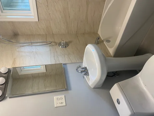 a view of bathroom