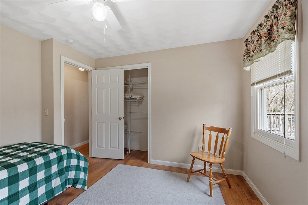 717 Old Petersham Road Barre, MA 01005 - Photo 21 of 40 a bedroom with a bed and a window