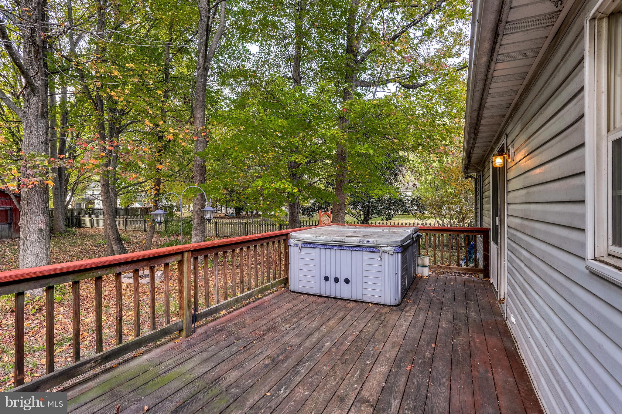 729 Old Love Point Road Stevensville, MD 21666 - Photo 31 of 45 Rear Deck & Hot Tub