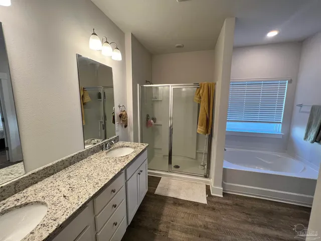 a room with lots of racks on the wall