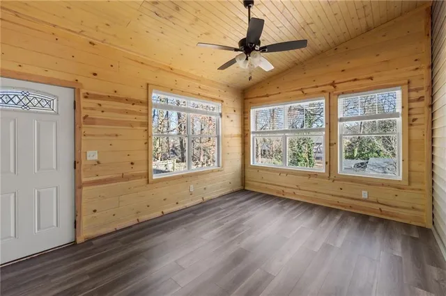 a view of a livingroom with a fireplace