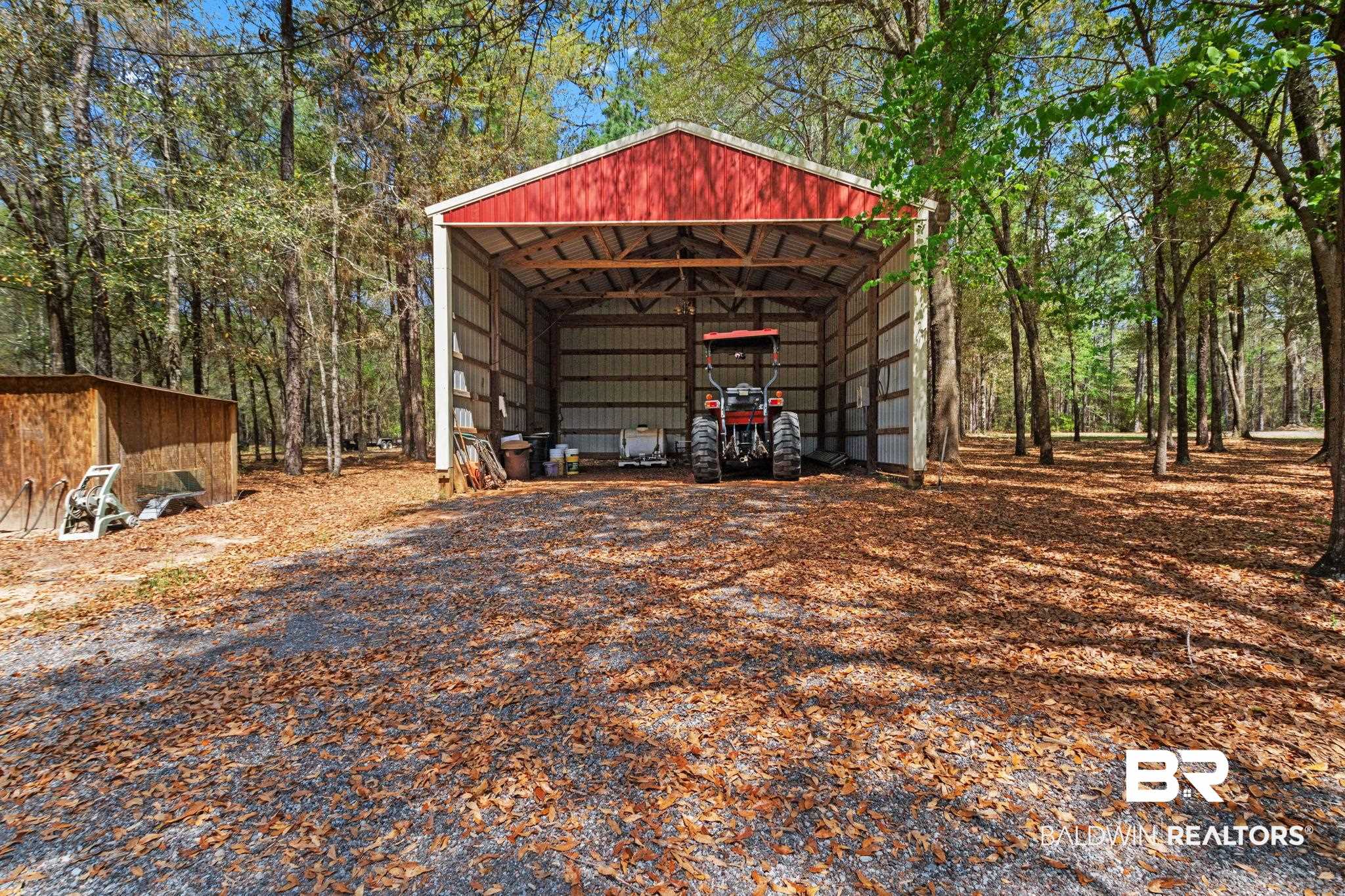 24250 Hack Road Bay Minette, AL 36507 - Photo 72 of 88 View of pole building featuring a carport
