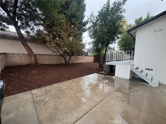 a view of a fireplace in a room