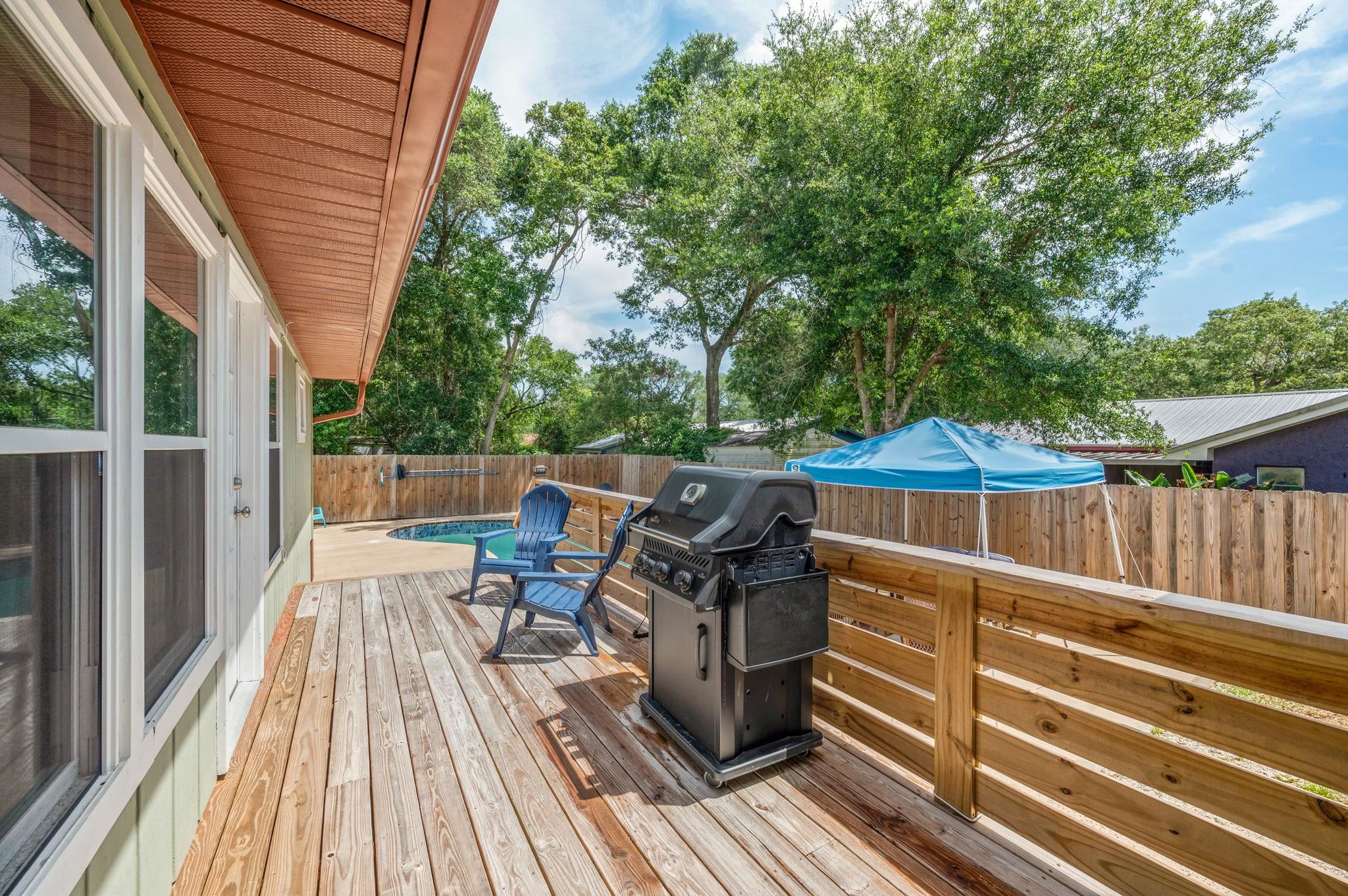 507 Gentian Road St. Augustine, FL 32086 - Photo 17 of 82 a view of balcony with deck and wooden floor