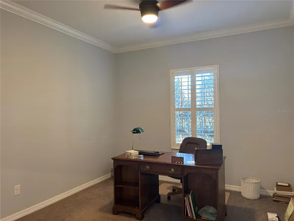 a view of a workspace with a window