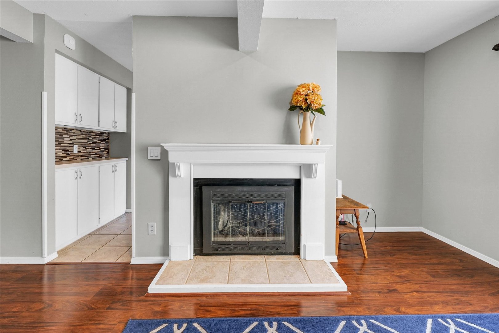 1727 Devonshire Drive Champaign, IL 61821 - Photo 11 of 48 a living room with furniture and a fireplace