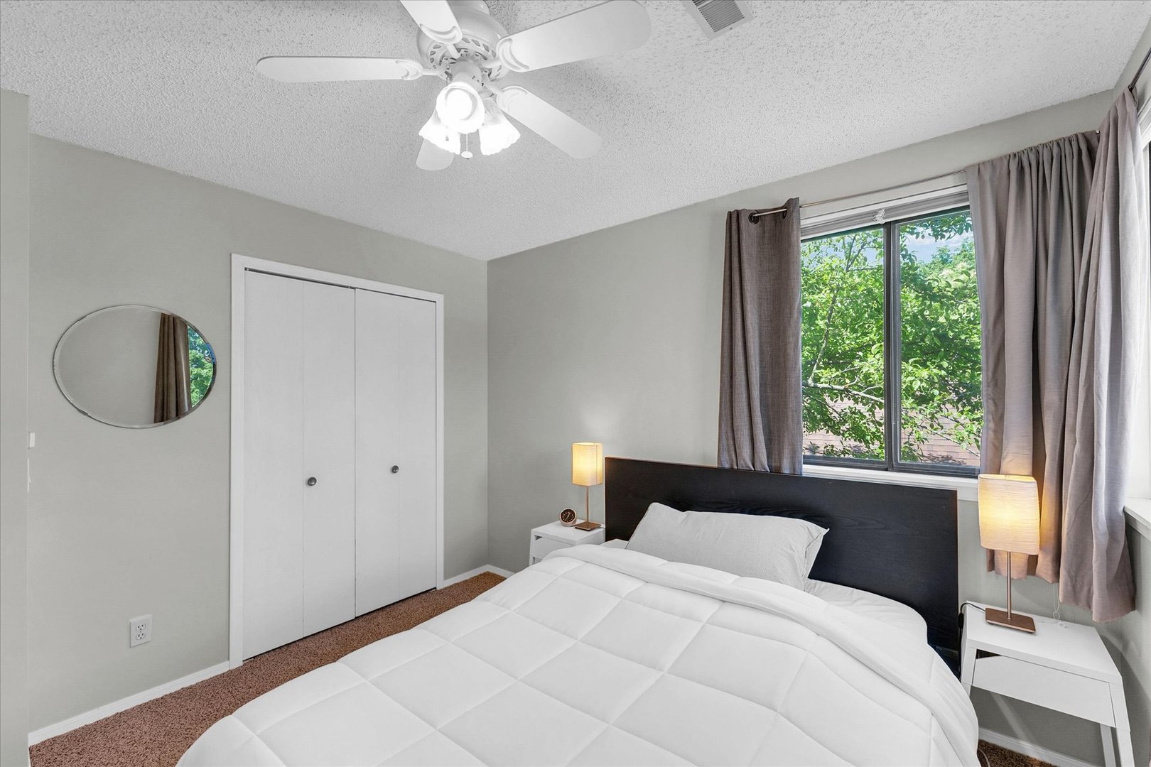 1727 Devonshire Drive Champaign, IL 61821 - Photo 41 of 48 a bedroom with a bed and a window