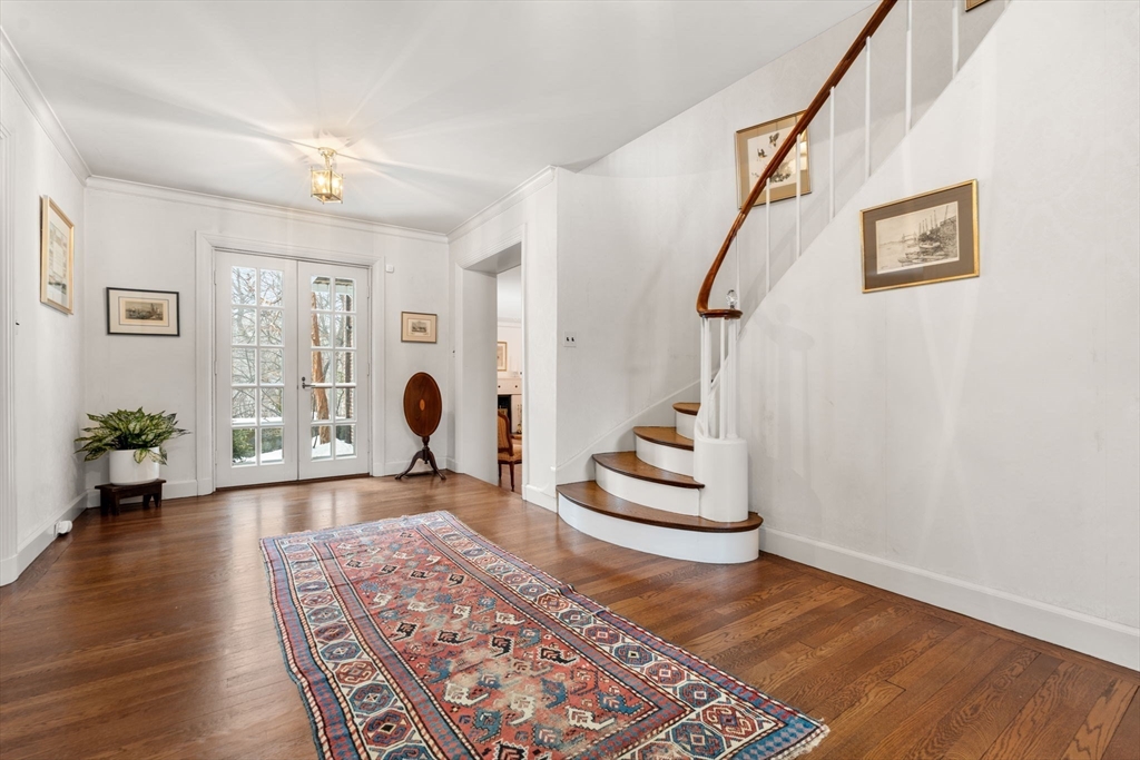 27 Laurel Road Chestnut Hill, MA 02467 - Photo 2 of 20 a living room with furniture and wooden floor