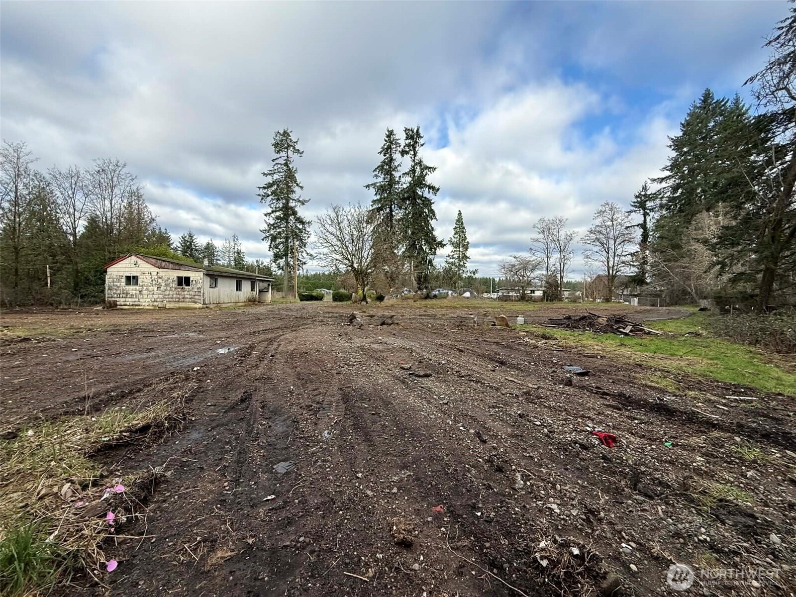 128 South Union Road Elma, WA 98541 - Photo 4 of 33 a view of dirt field with lots of trees