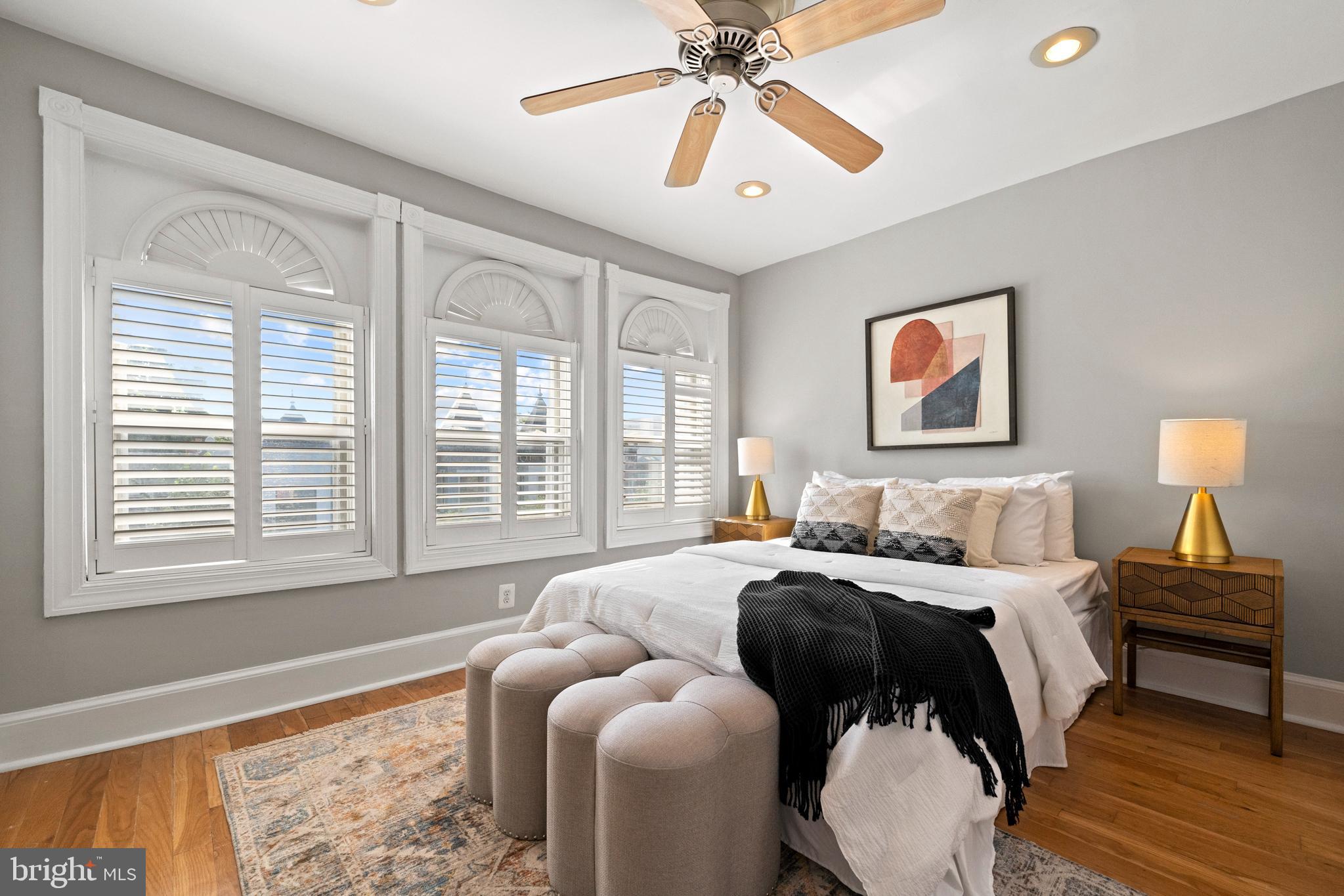 718 13th Street Northeast Washington, DC 20002 - Photo 2 of 35 a bedroom with bed and a window