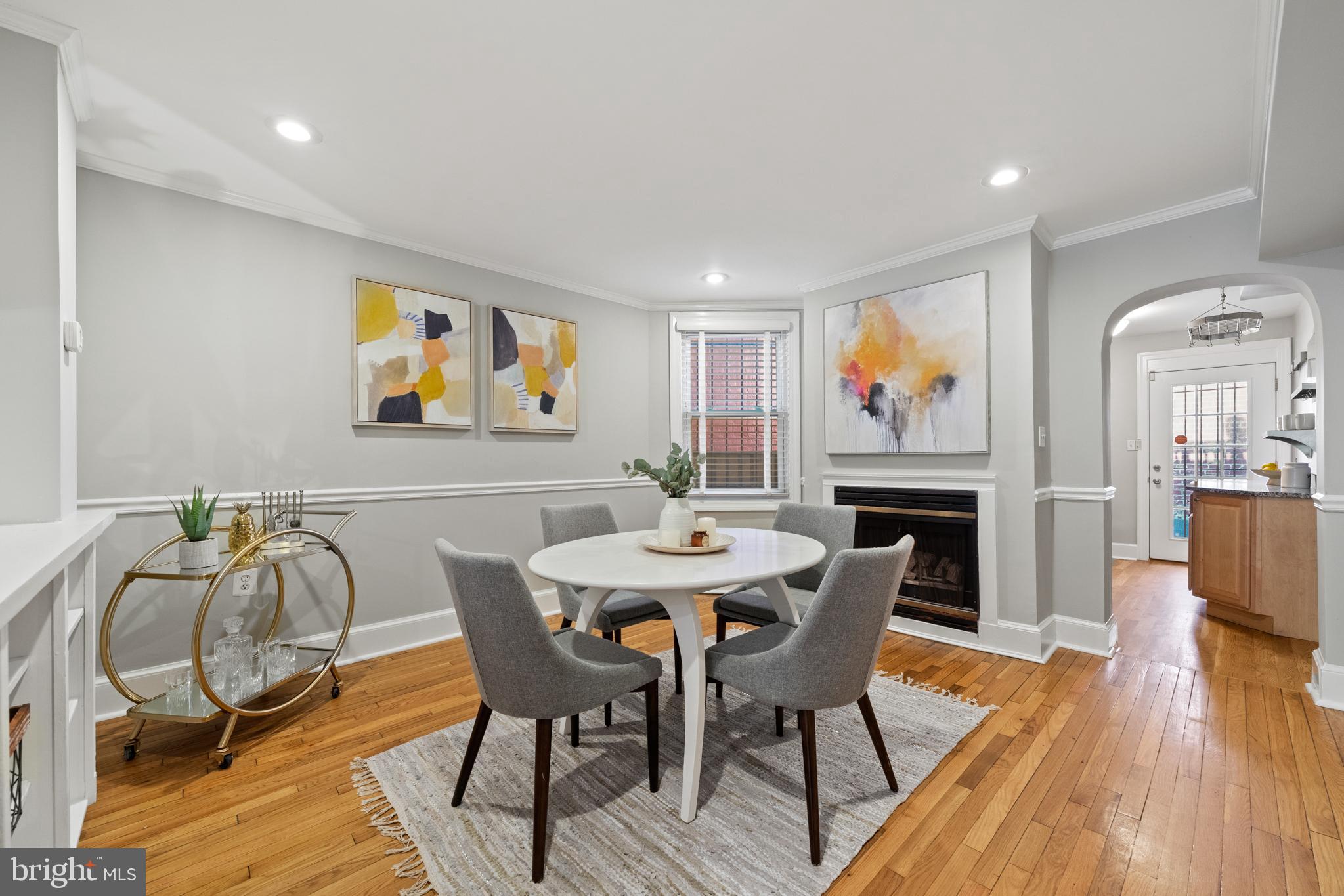 718 13th Street Northeast Washington, DC 20002 - Photo 6 of 35 a view of a dining room with furniture and wooden floor