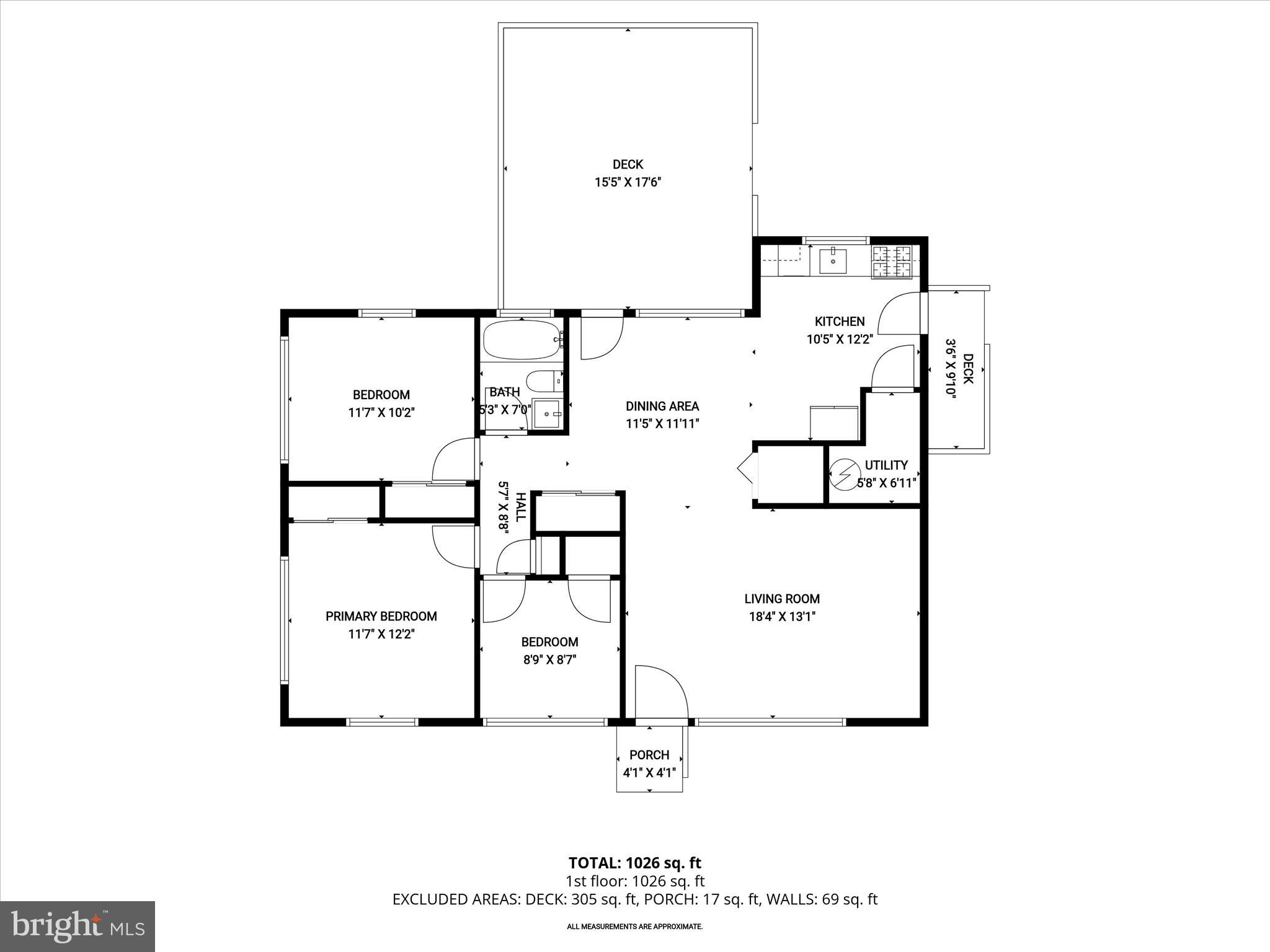 5610 Anthony Avenue Baltimore, MD 21206 - Photo 32 of 32 Floor Plan