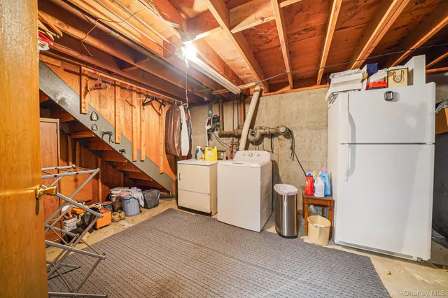 a view of storage and utility room