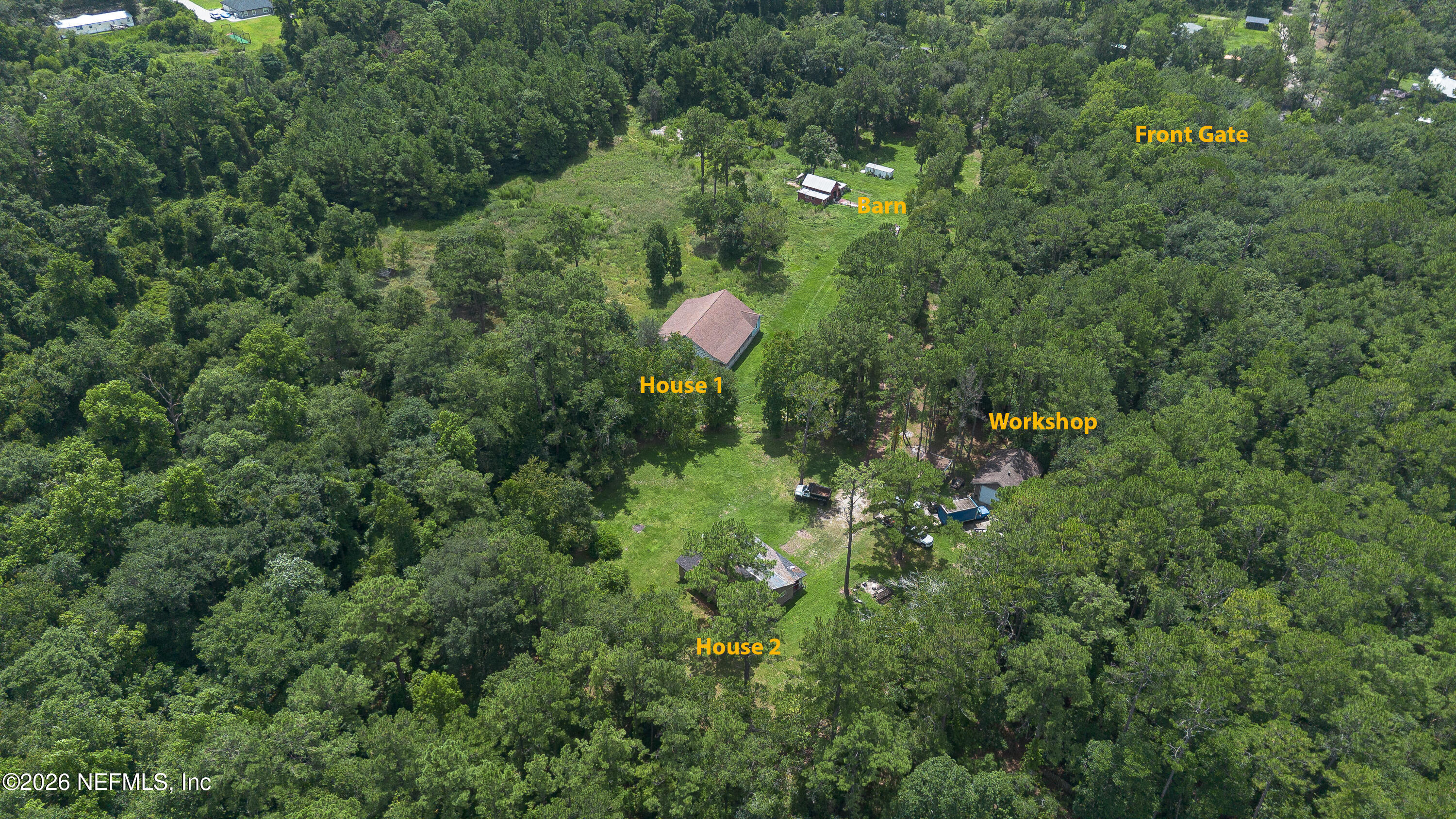 3532 Baker Road Middleburg, FL 32068 - Photo 3 of 39 Aerial View