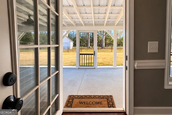 a view of outdoor space with trees