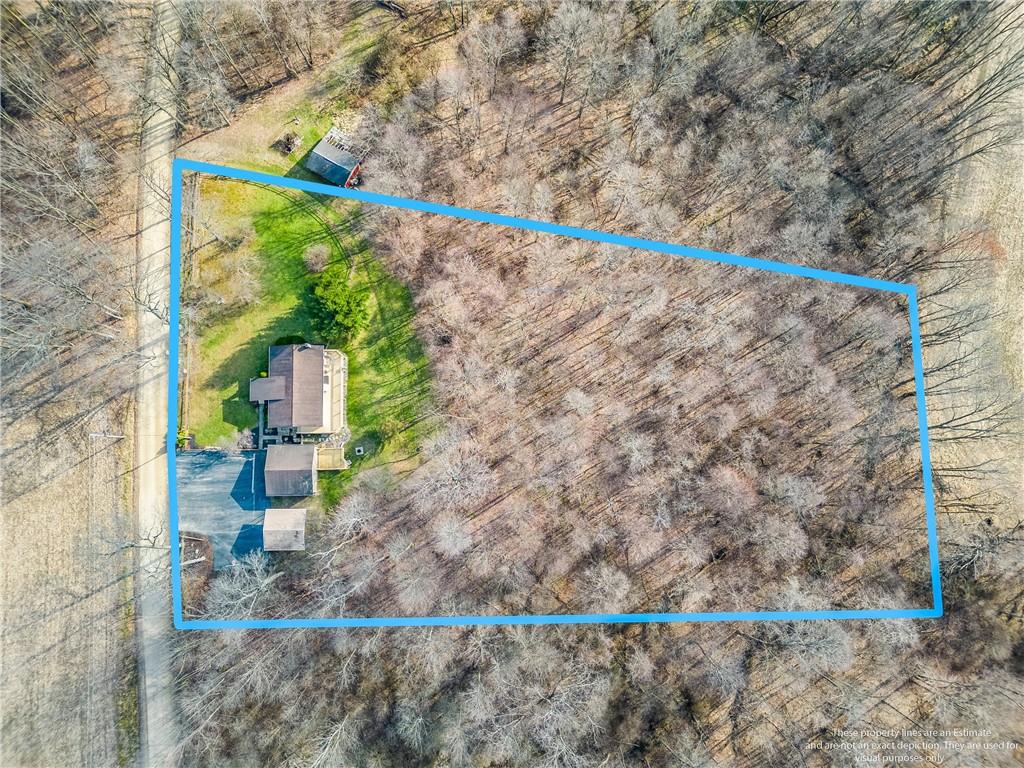 4689 Bell Road Cochranton, PA 16314 - Photo 31 of 32 a bird view of a yard