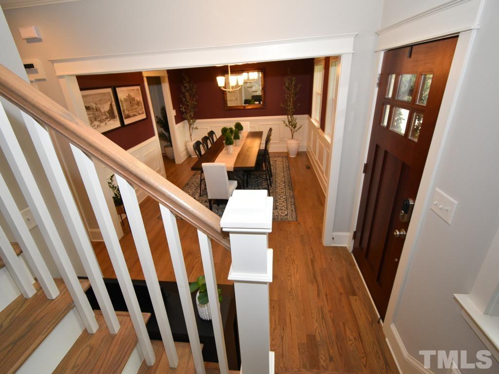 607 Morreene Road Durham, NC 27705 - Photo 21 of 48 a view of an entryway with wooden floor