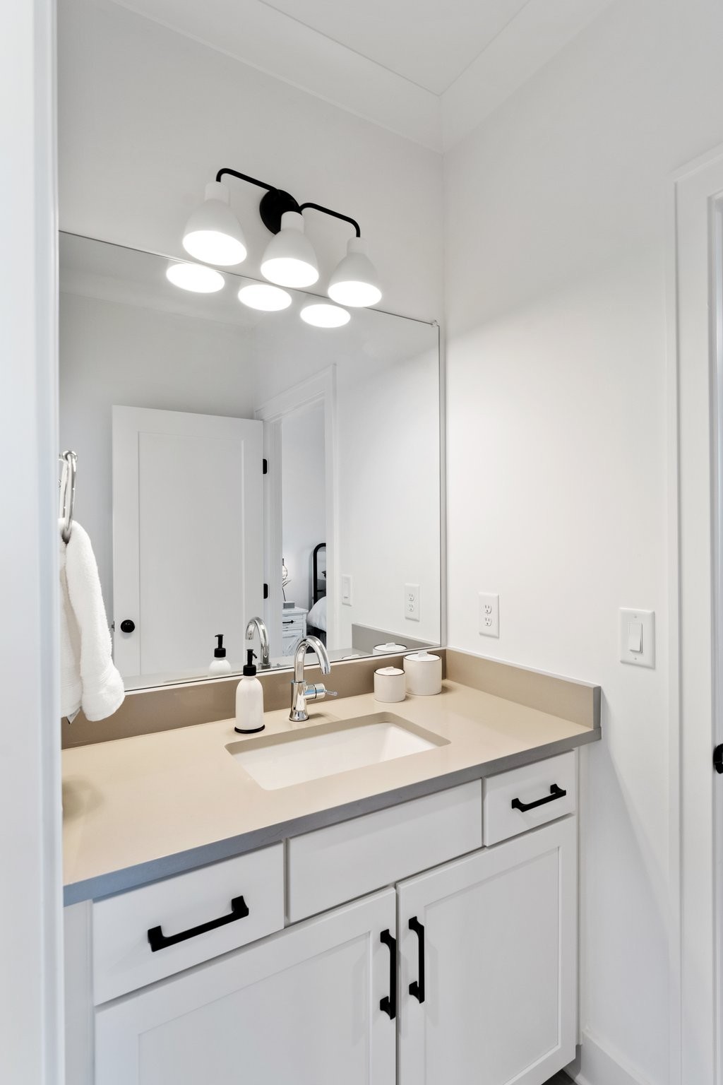 3623 Ronstadt Road Thompson's Station, TN 37179 - Photo 36 of 55 a bathroom with a sink and a mirror