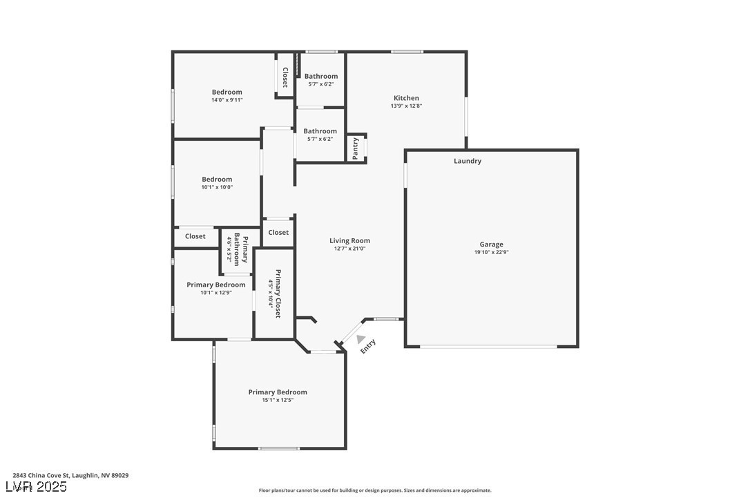 2293 Chandler Ranch Place Laughlin, NV 89029 - Photo 23 of 23 View of floor plan / room layout