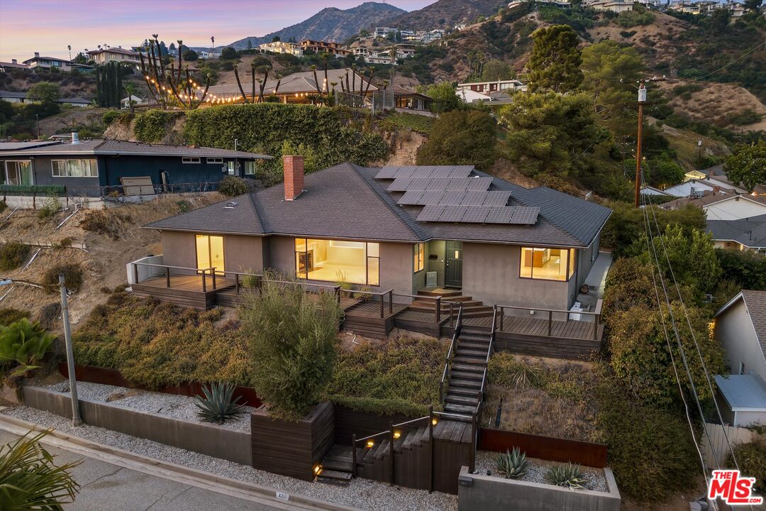 211 Cumberland Road Glendale, CA 91202 - Photo 2 of 48 an aerial view of a house with a yard