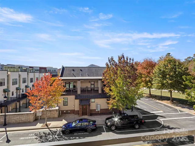 a car parked in front of a house