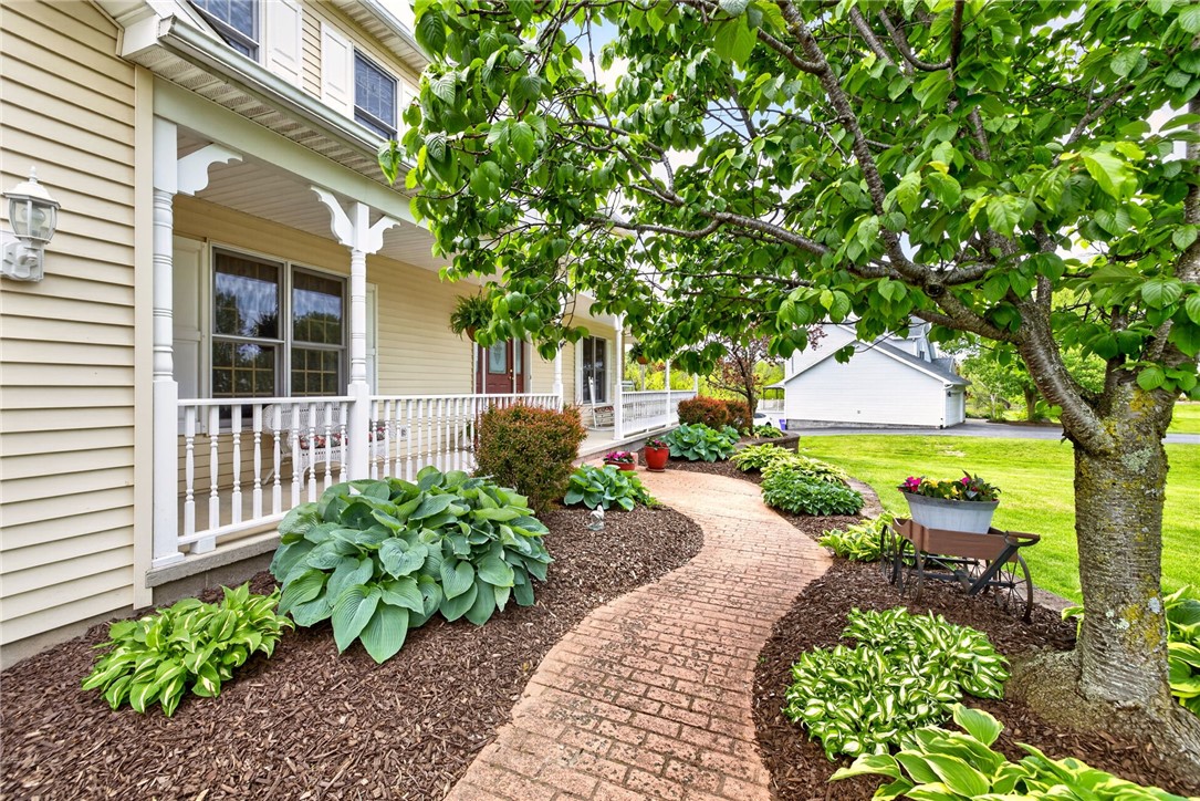 3249 Big Ridge Road Ogden, NY 14559 - Photo 2 of 50 kway to front porch and center front entrance to h