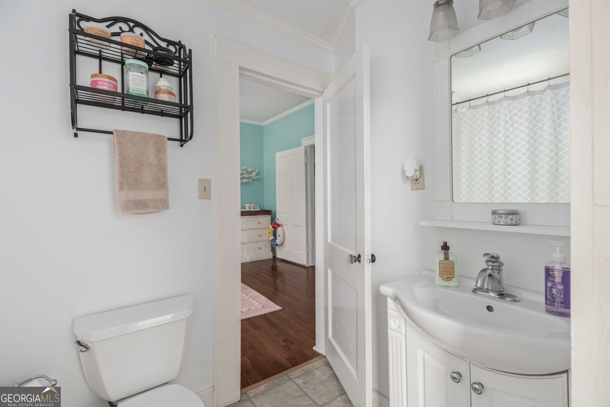 7890 Poplar Springs Road Byromville, GA 31007 - Photo 32 of 74 a bathroom with a sink a toilet and shower