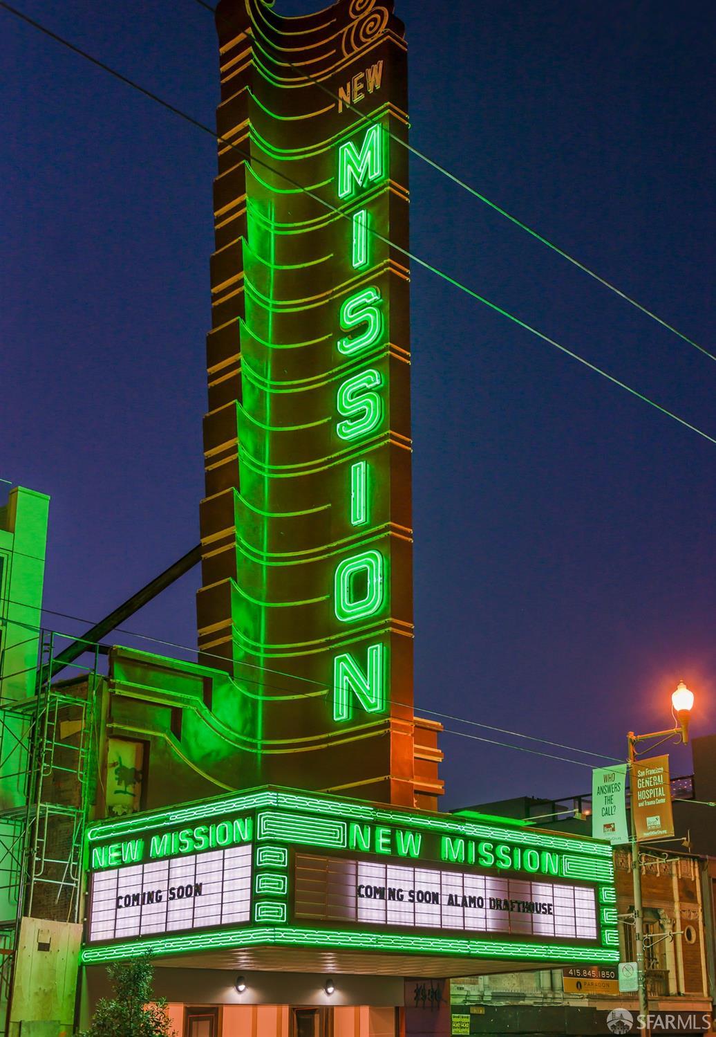 674 Capp Street San Francisco, CA 94110 - Photo 33 of 41 a green building with trees in front of it